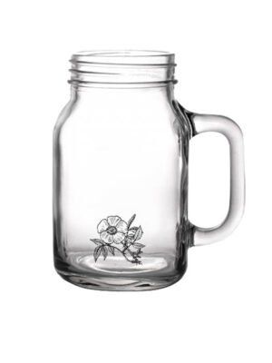 Bulk 20oz Handle Drinking Jars - Commercial Beverage Glass Containers