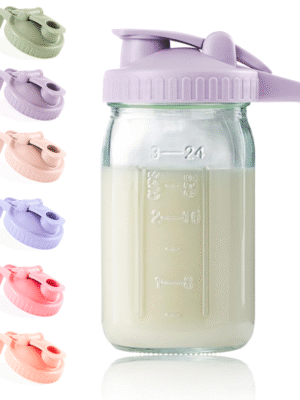 Wholesale 32oz Glass Pitcher with Flip Pour Cap for Iced Tea Coffee Lemonade Breastmilk