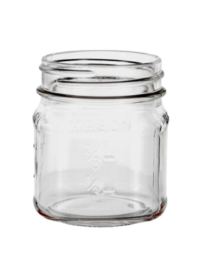 Bulk 8oz Antique Glass Mason Jars - Vintage Style Containers for Candle Making & Crafts