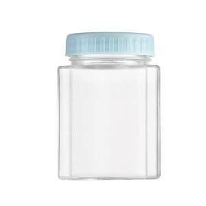 Square 500ml glass mason jar with PP cap, FDA certified for commercial food storage.