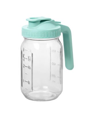 Wide Mouth 32oz Glass Pitcher Mason Jar for Breast Milk Storage – Breastfeeding Accessories