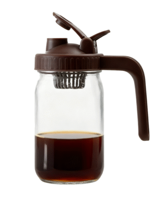 Wide Mouth 32oz Glass Pitcher Jar for Ice Tea Cold Brew Coffee